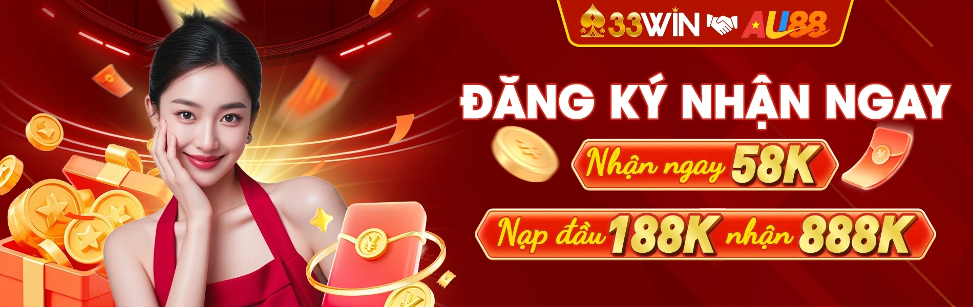 Banner giới thiệu thương hiệu 33Win